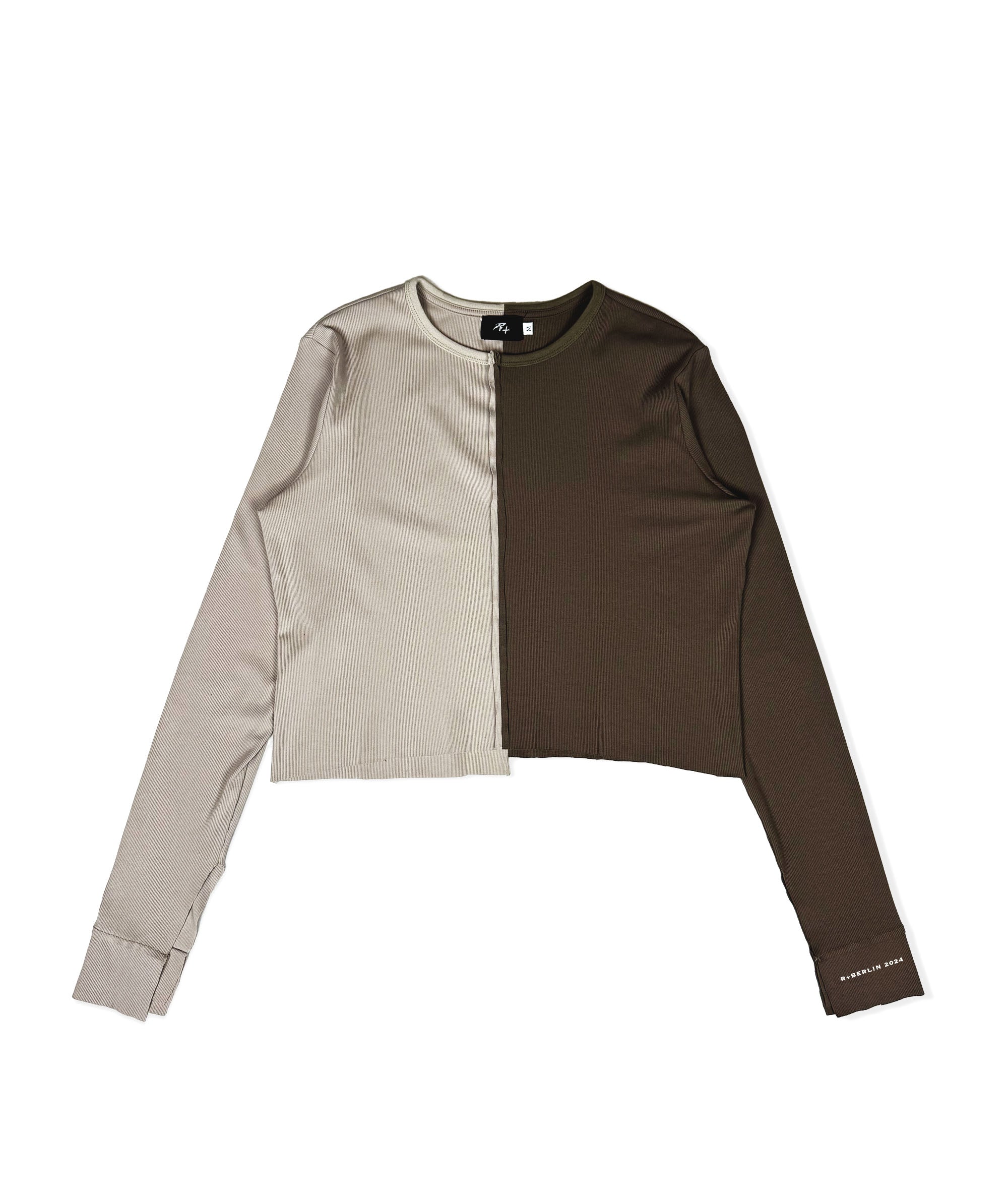 cropped longslevee with extra long sleeves
