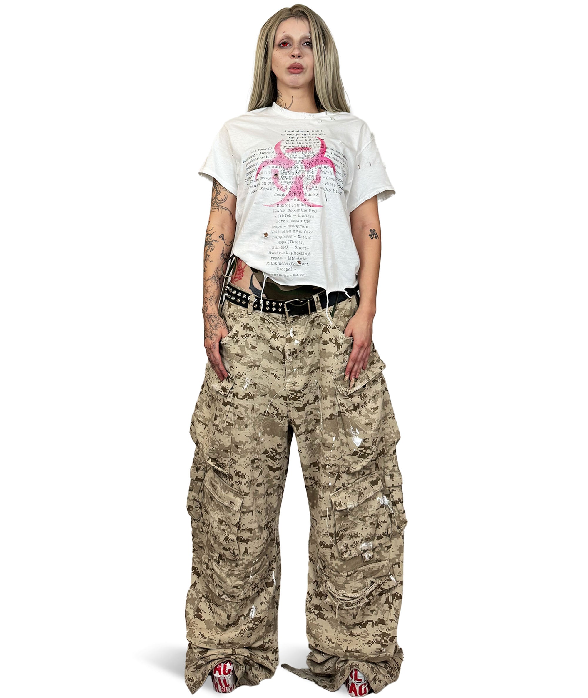 PAINKILLER - DISTRESSED T-SHIRT | UNISEX