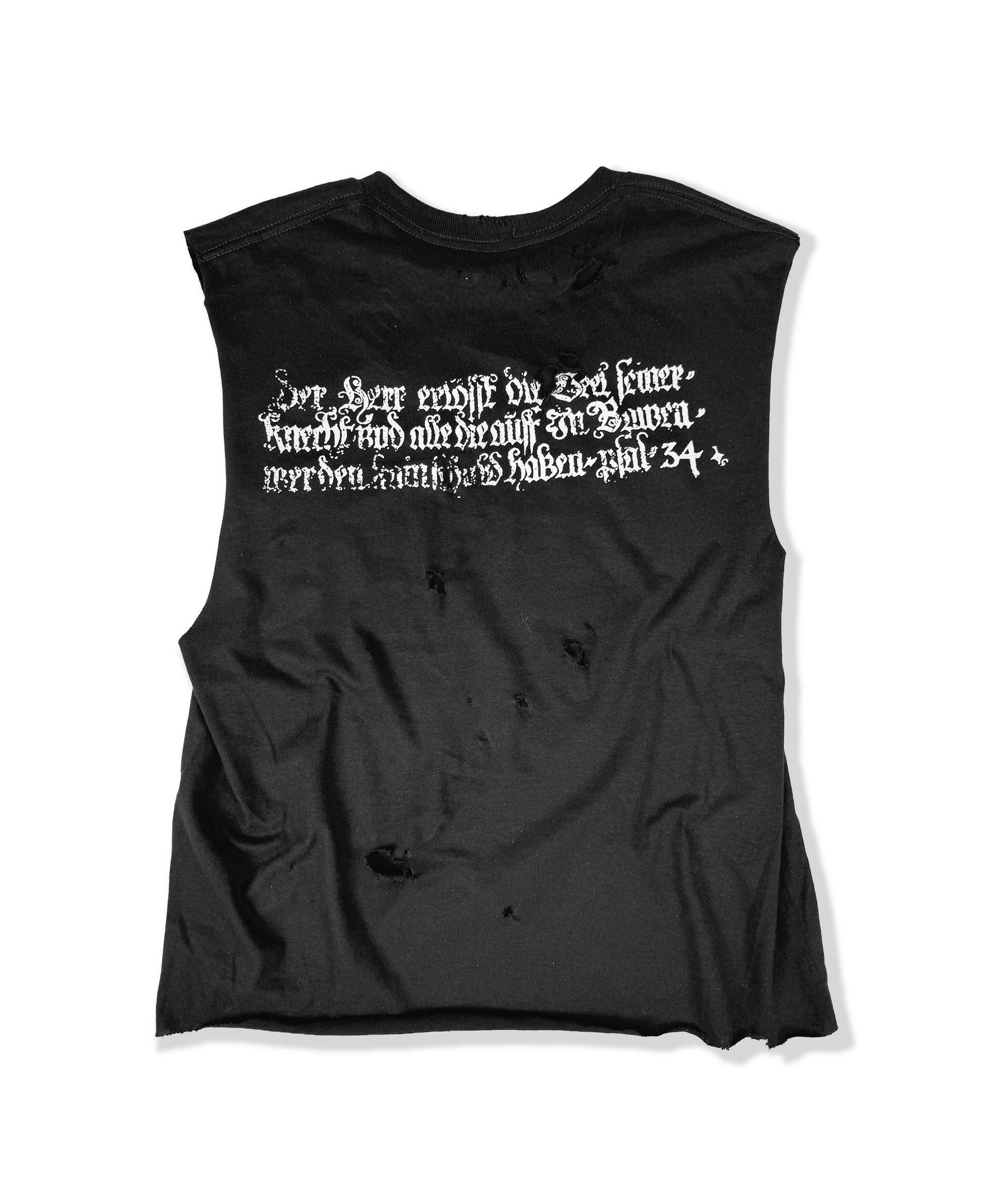 PSALM 34:23 - DISTRESSED TANKTOP | UNISEX