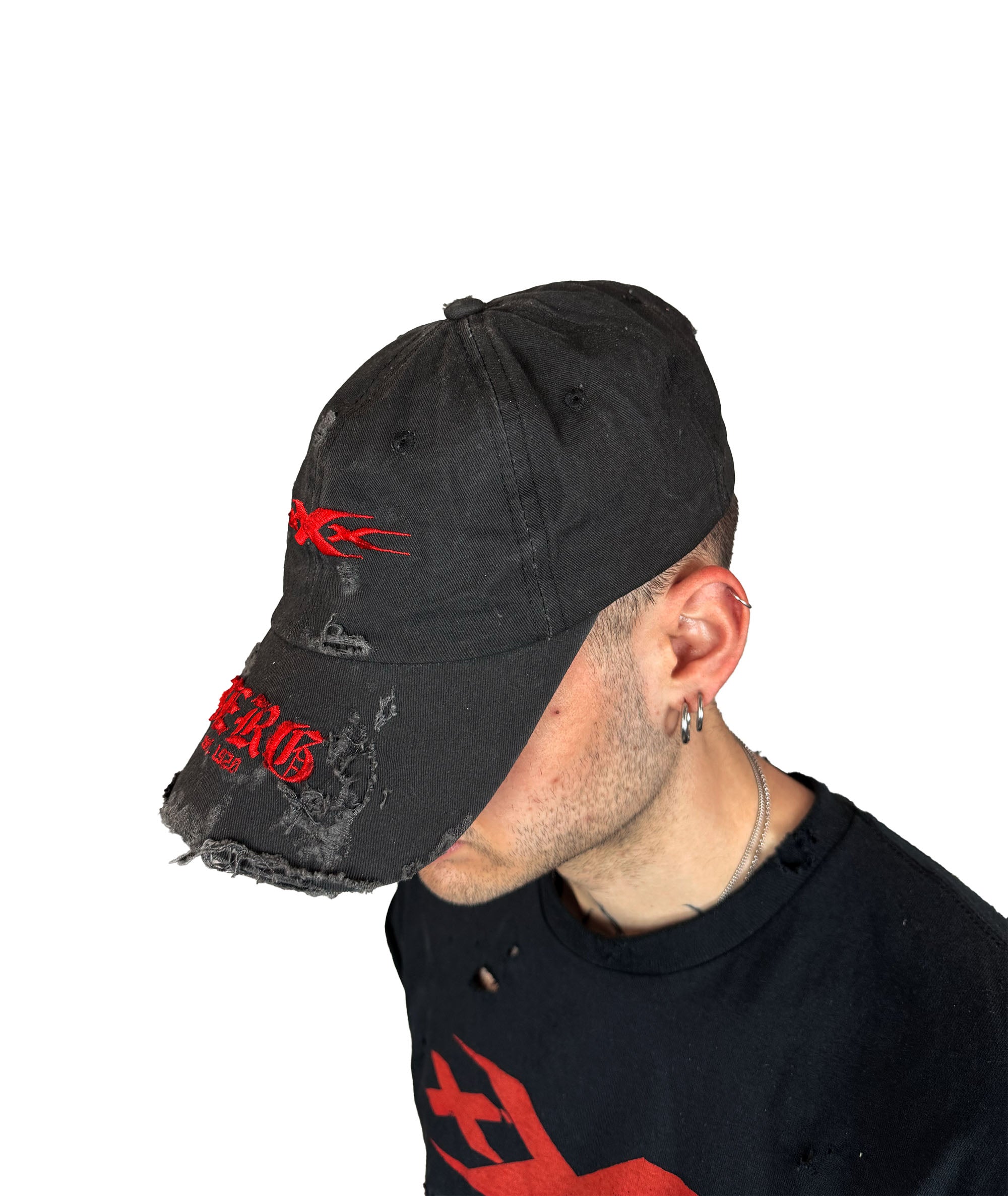 triple x-berg distressed cap