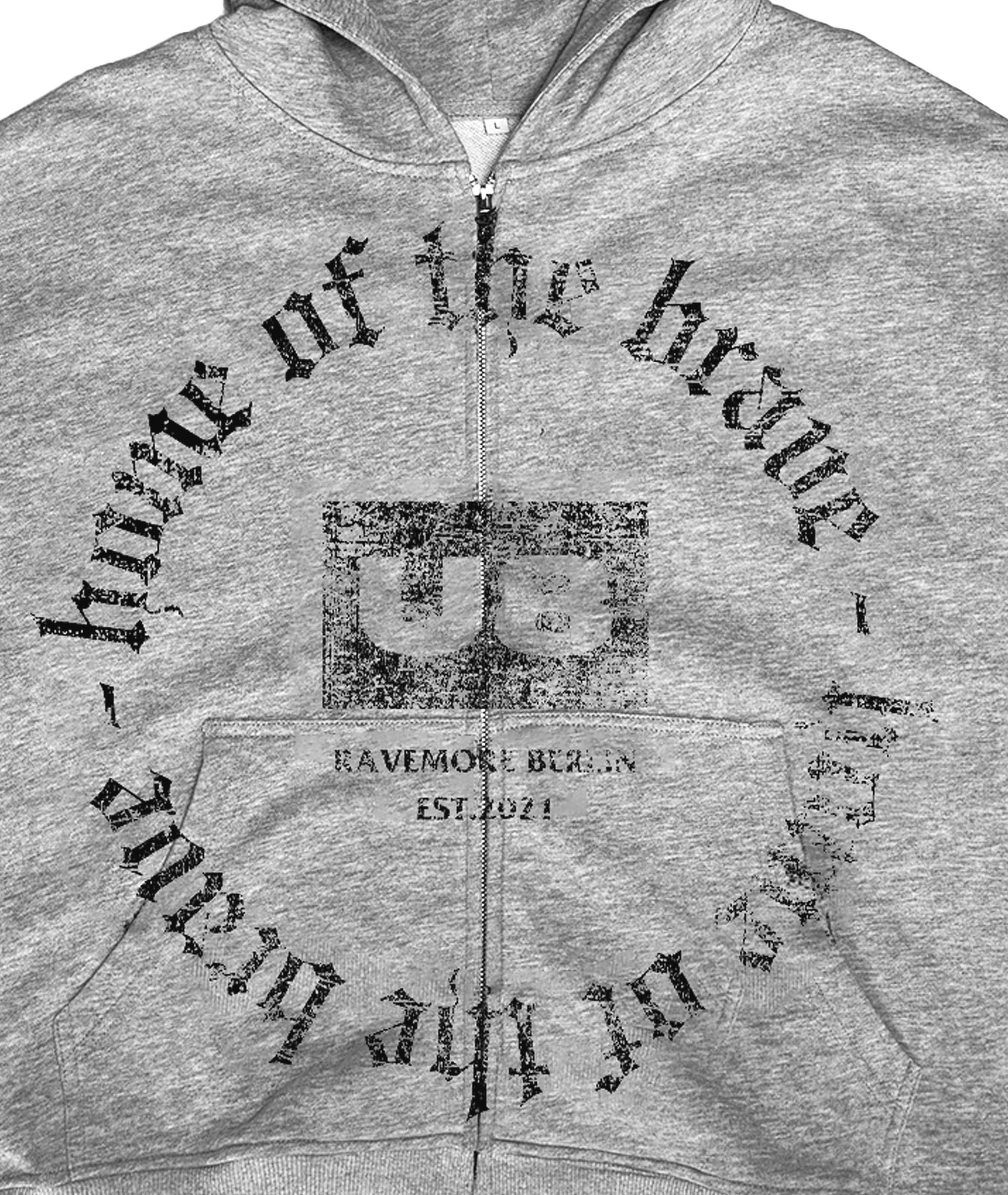 U8 HOME OF THE BRAVE - ZIP HOODIE | UNISEX