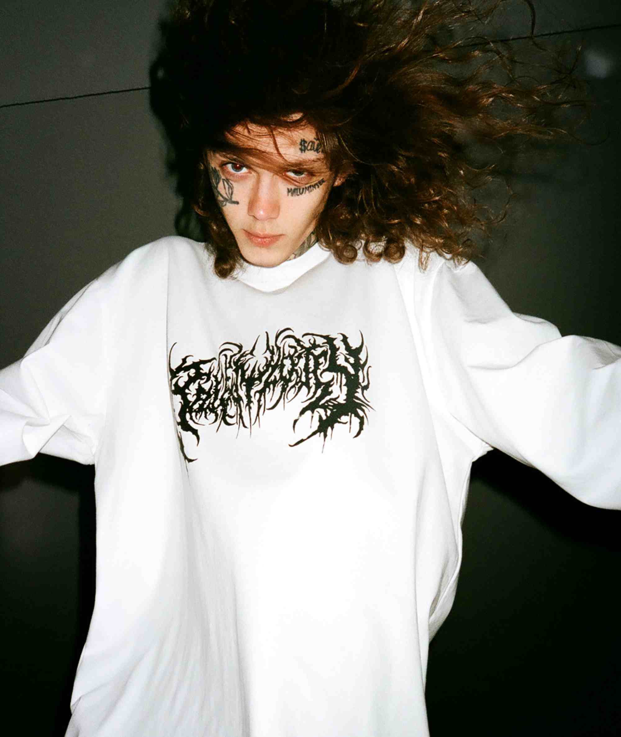 CROSS - LONGSLEEVE | white, heavy cotton