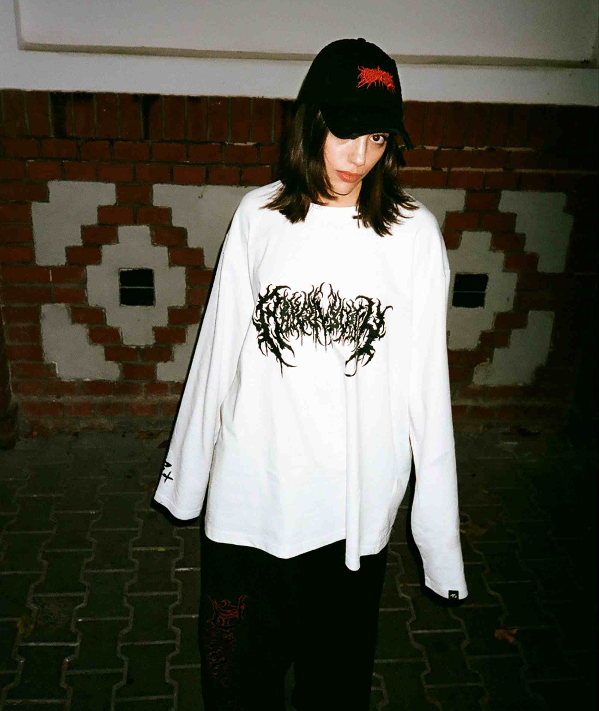 CROSS - LONGSLEEVE | white, heavy cotton