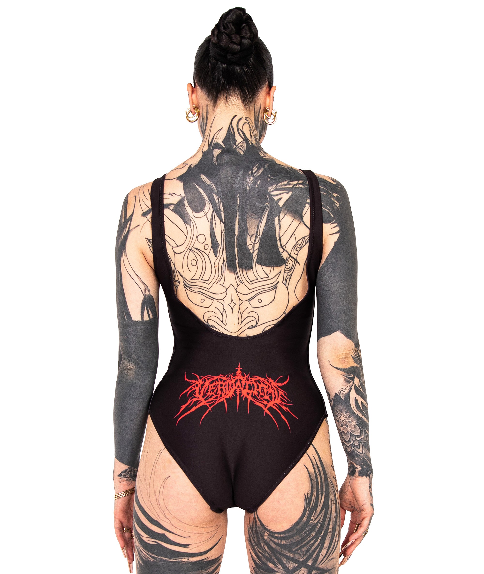 HARDCORE One-Piece Swimsuit/Body | black