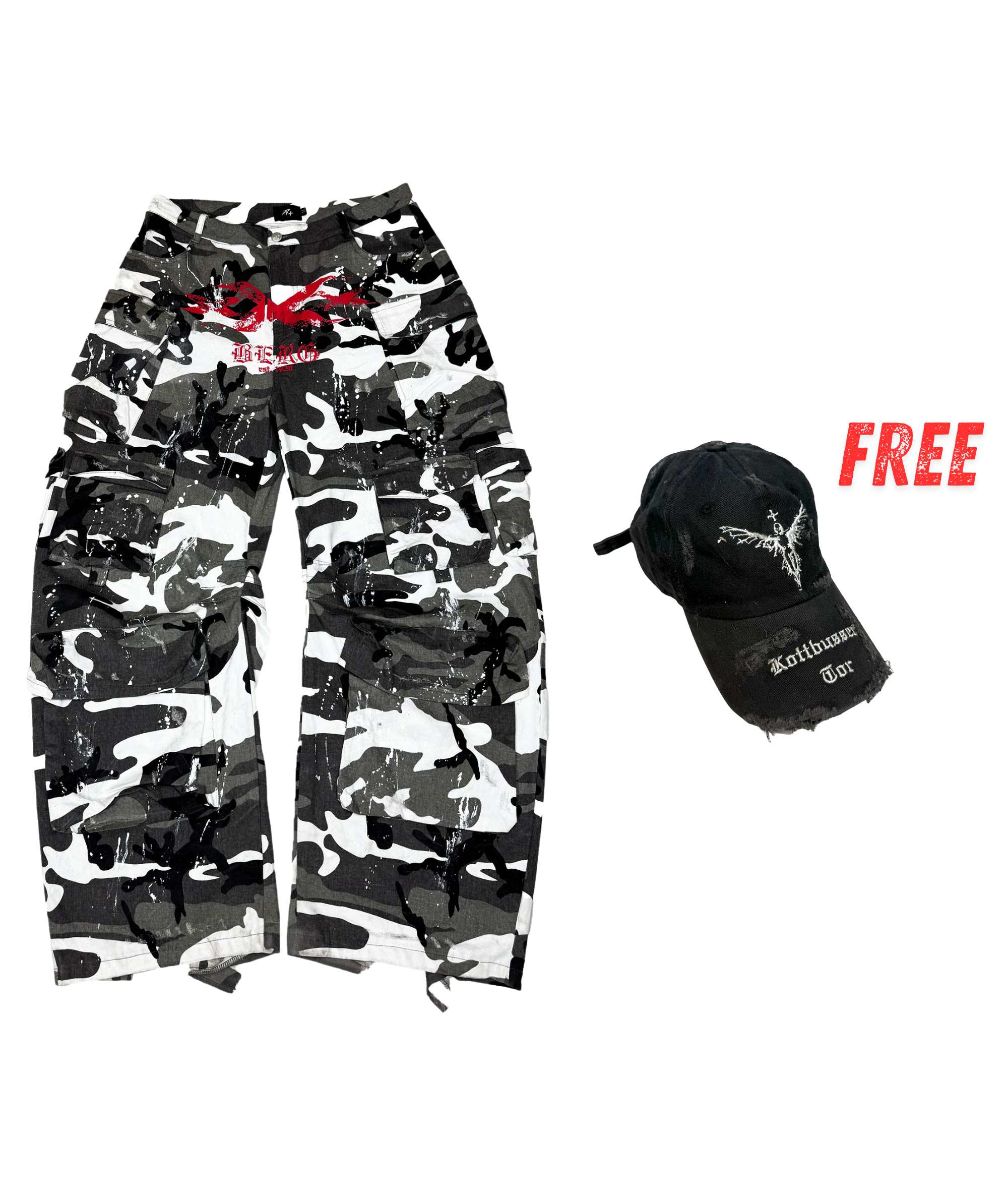 TRIPLE X CAMO PANTS + FREE KOTTI CAP