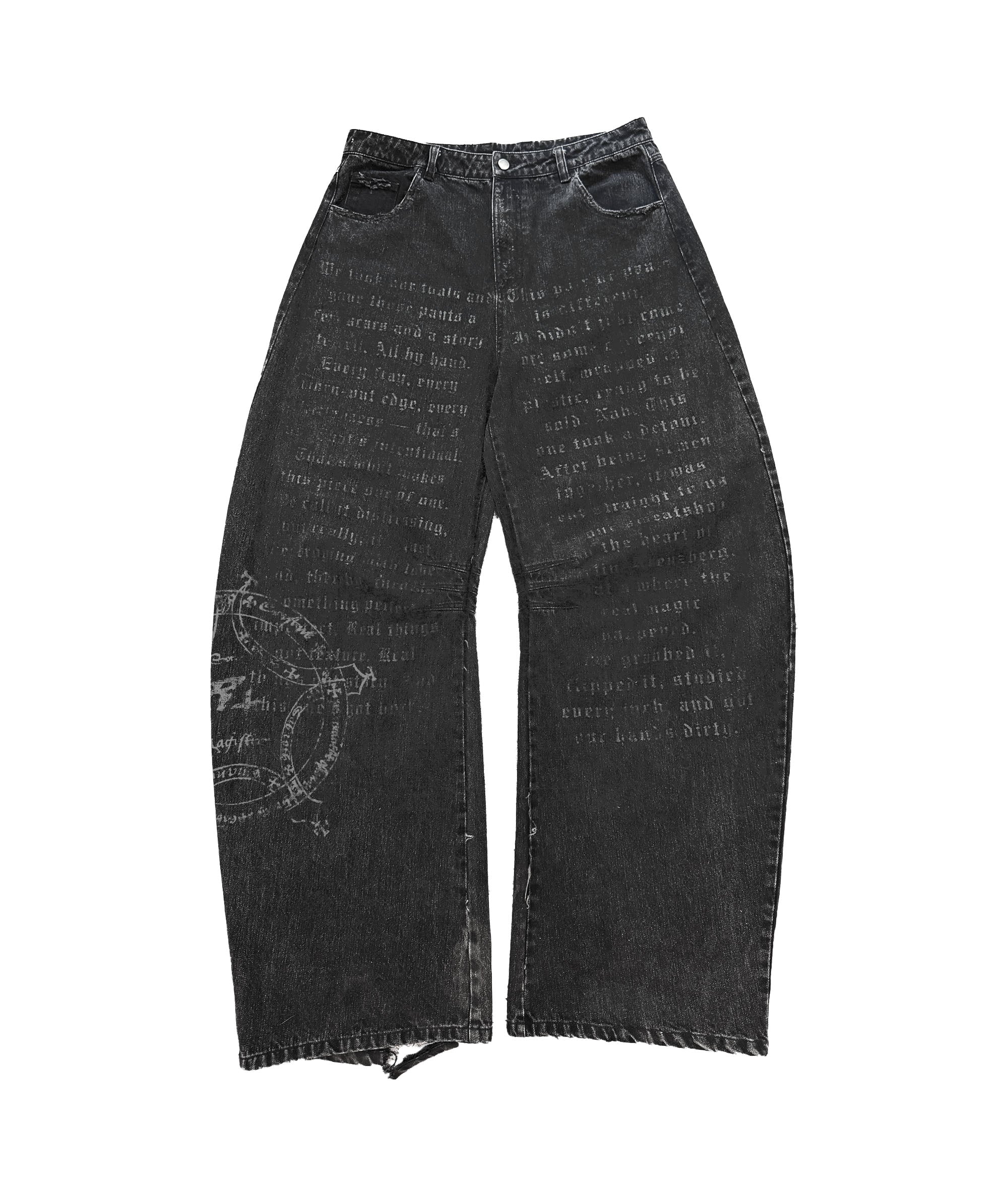 BLACK GHOST PANTS | UNISEX