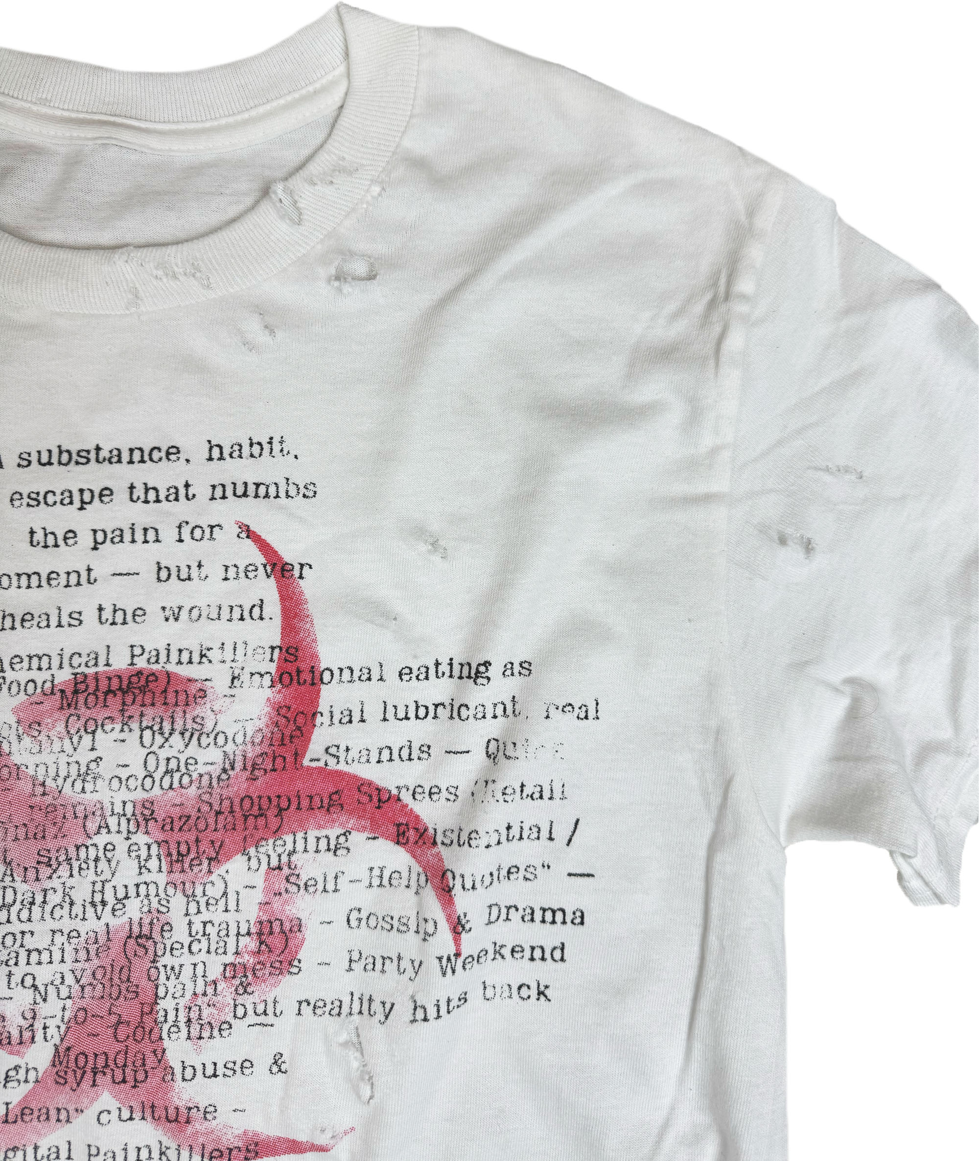 PAINKILLER - DISTRESSED T-SHIRT | UNISEX