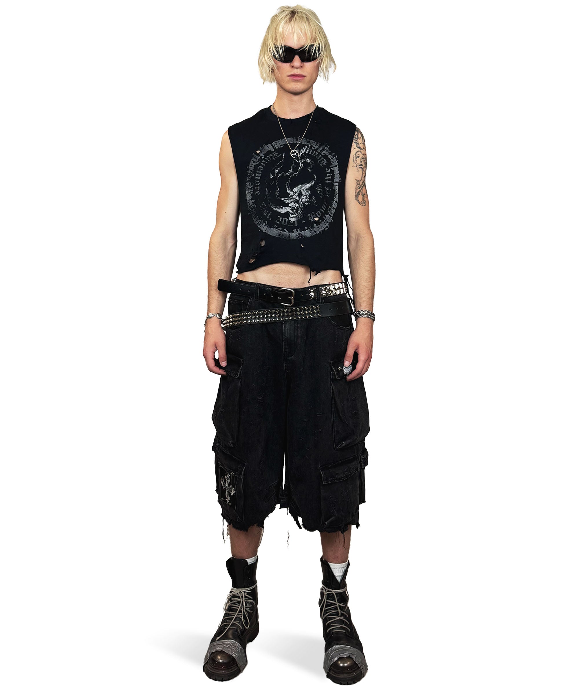 PRISONER - DISTRESSED TANK-TOP | UNISEX