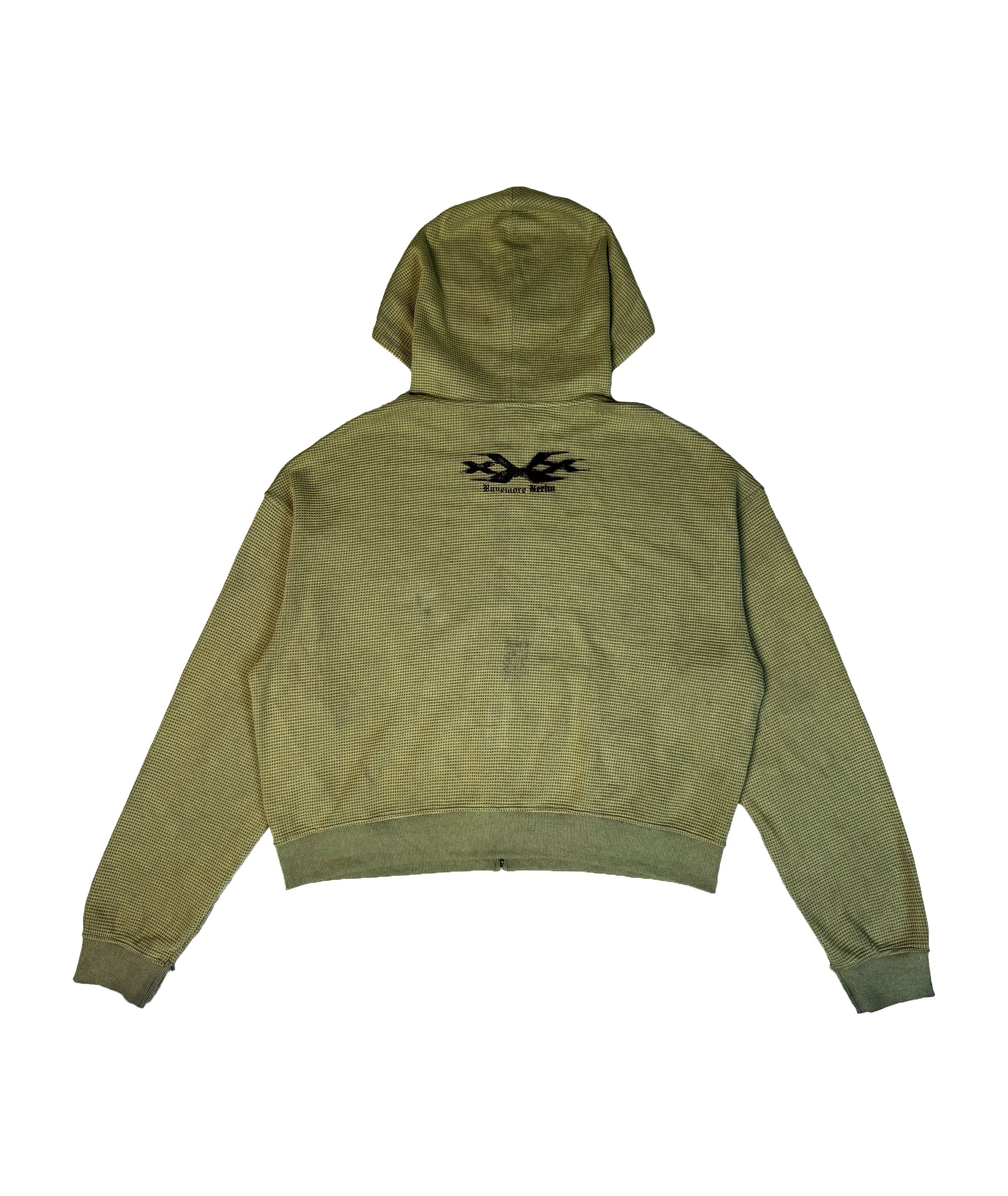 TRIPLE X-BERG - ZIP HOODIE | MILITARY GREEN, UNISEX