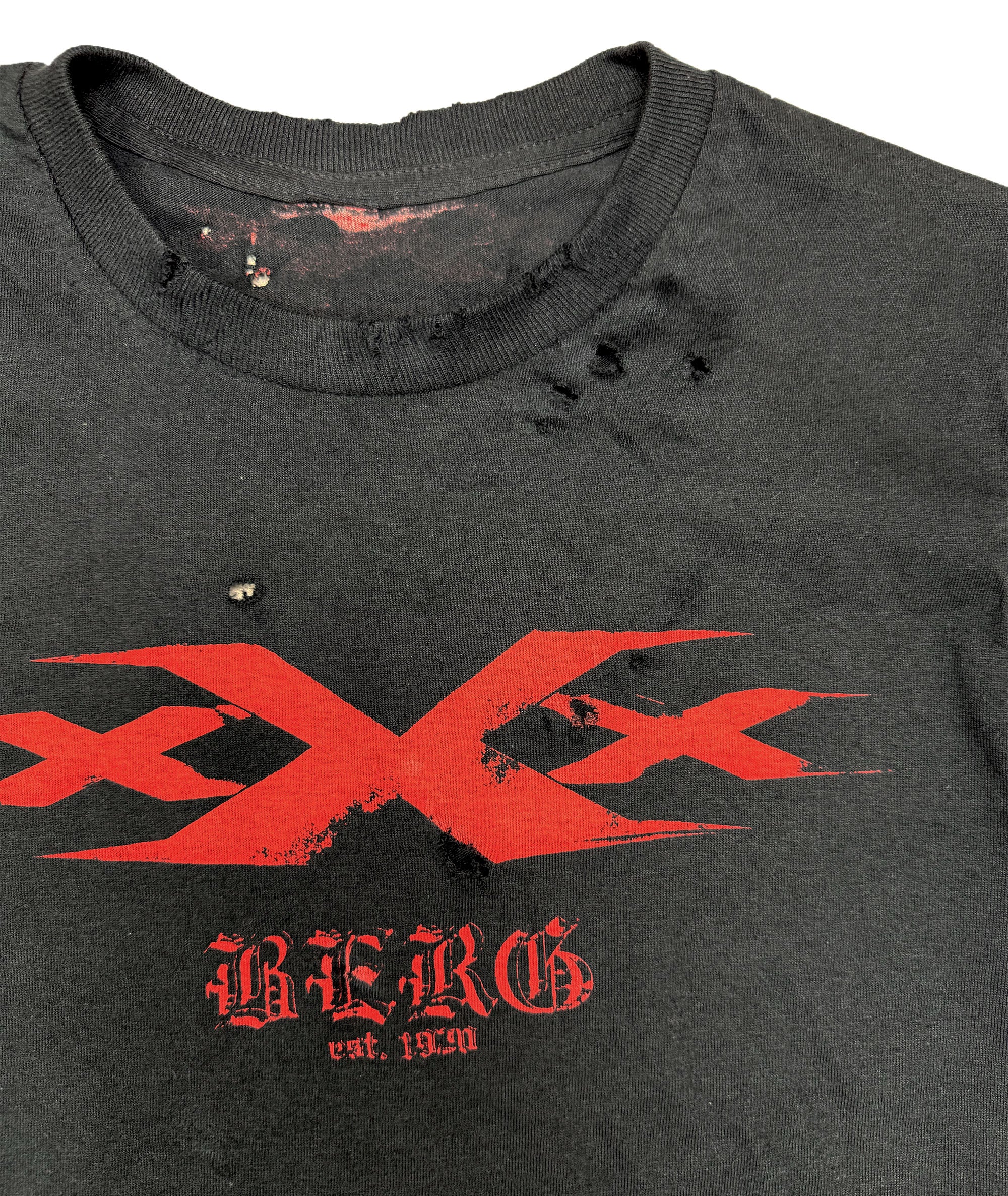 x-berg t-shirt distressed
