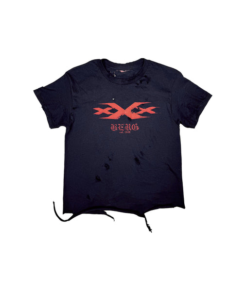 TRIPLE-X - DISTRESSED T-SHIRT | BLACK EDITION