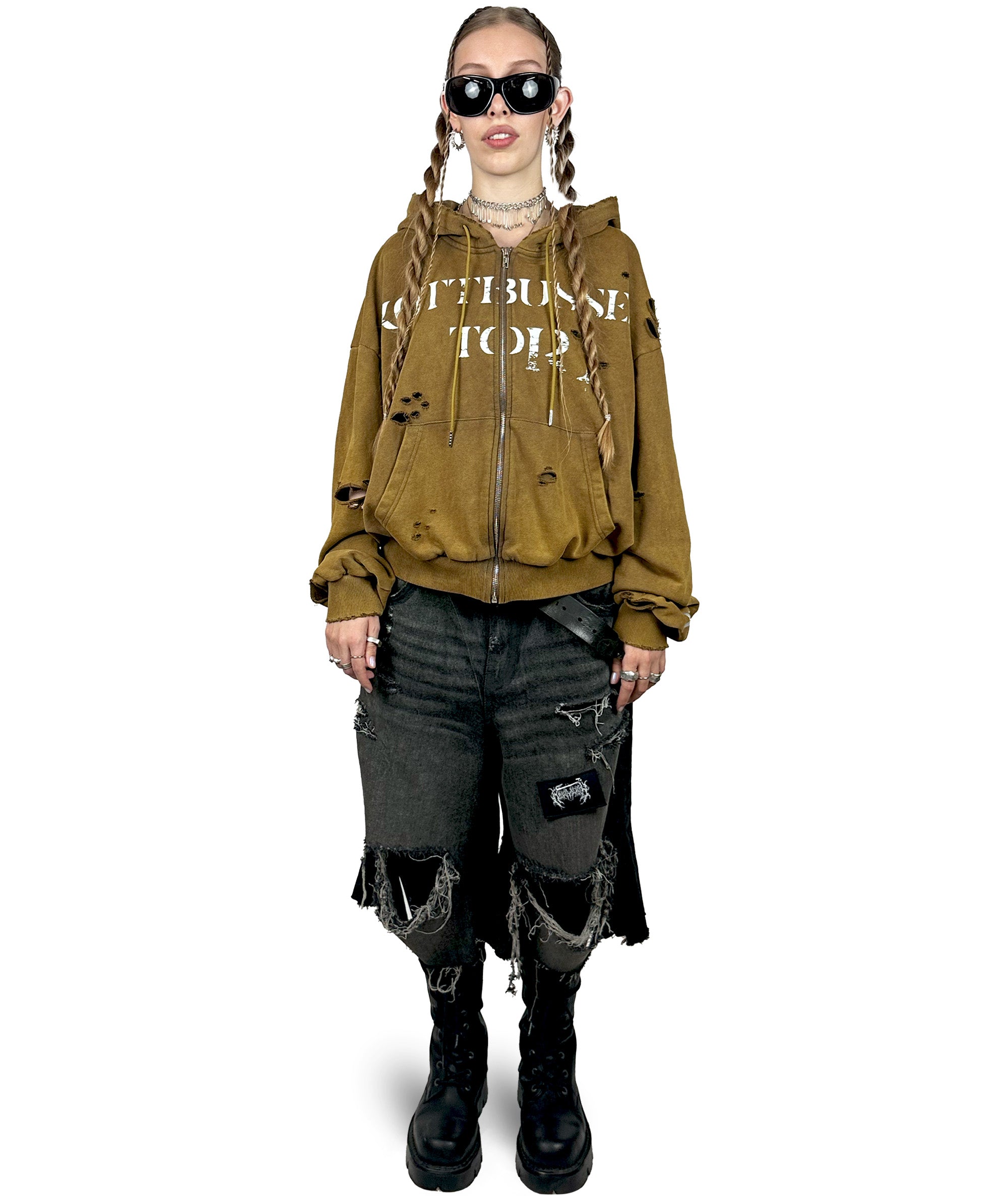 KOTTBUSSER TOD ZIP HOODIE - RAVEMORE BERLIN