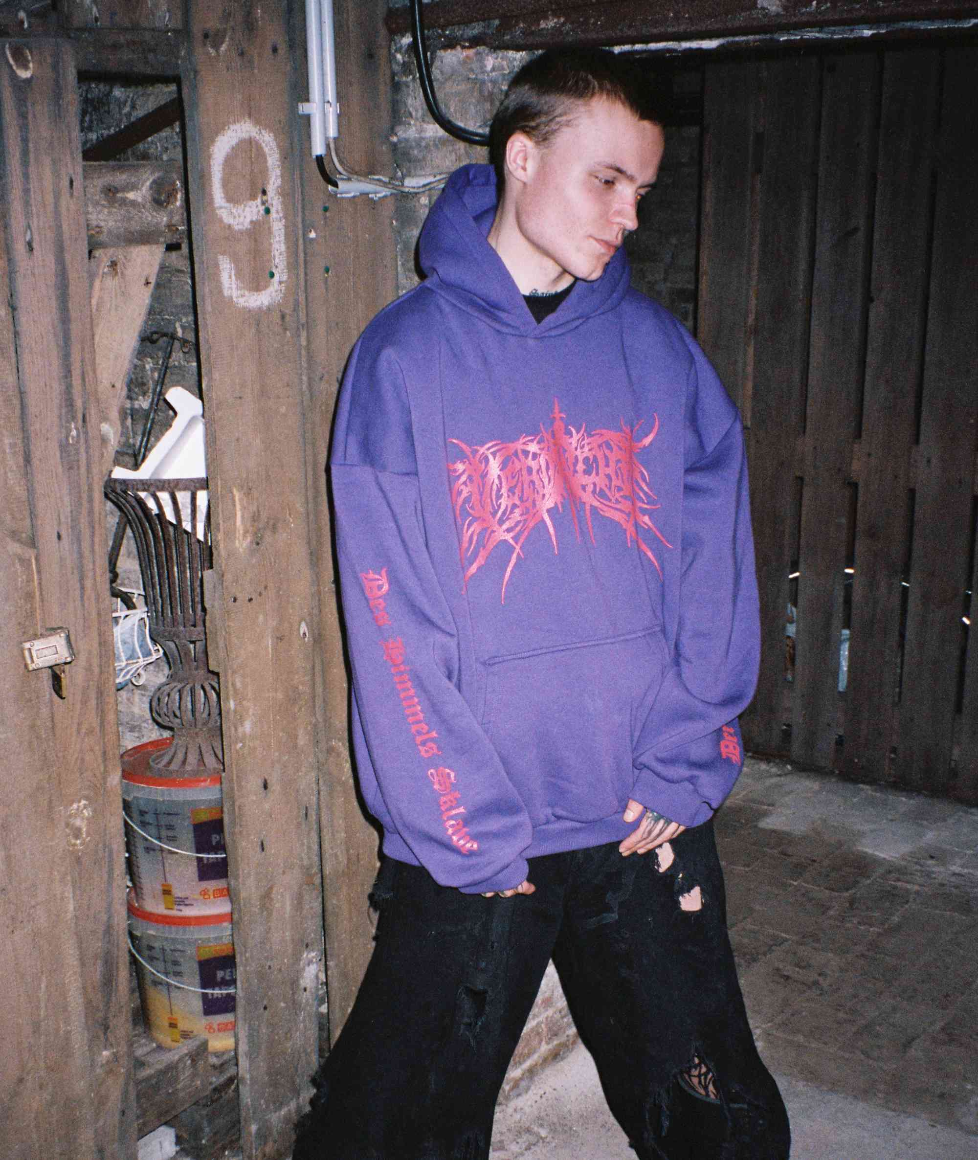 ME(N)TAL HOODIE (PURPLE) + FREE BEANIE