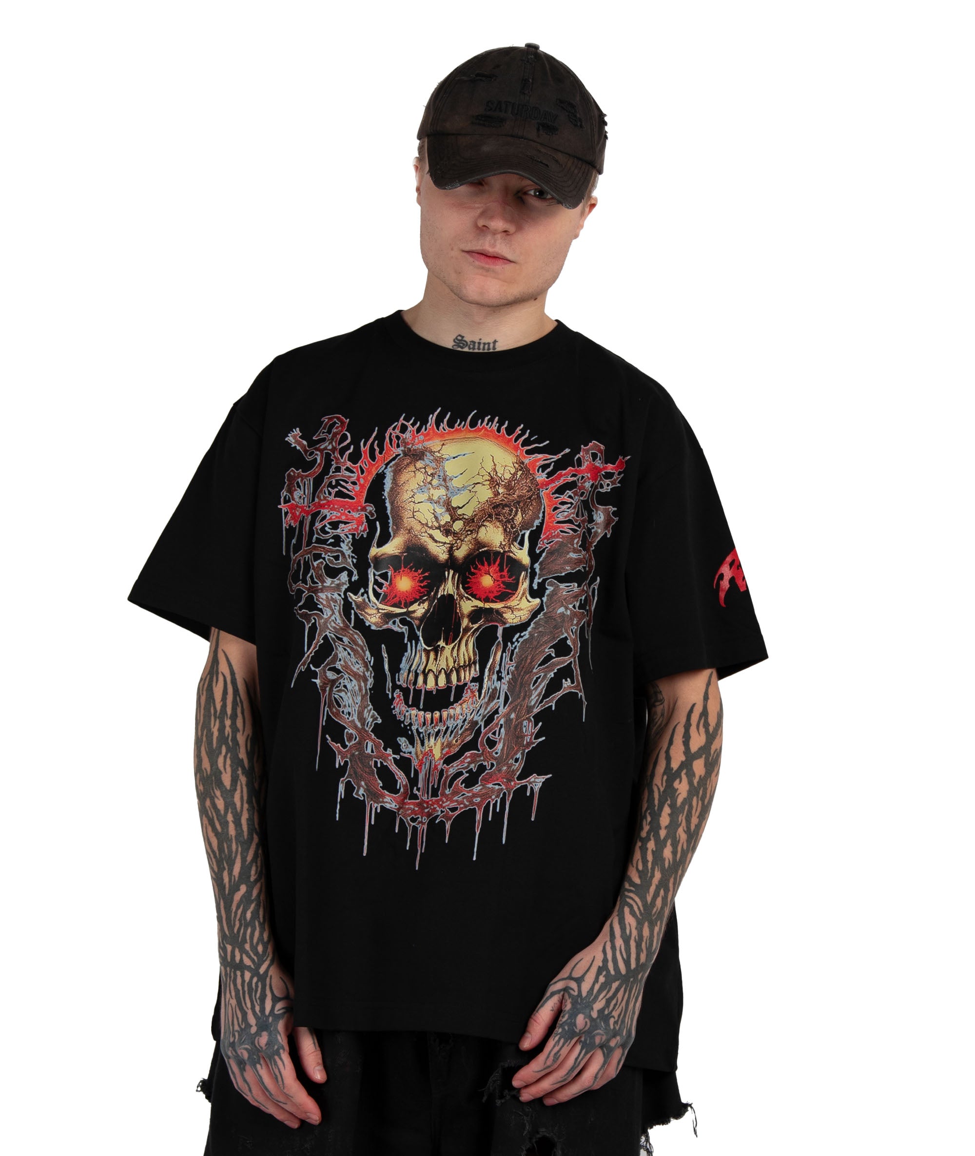 skull t-shirt ravemore r+