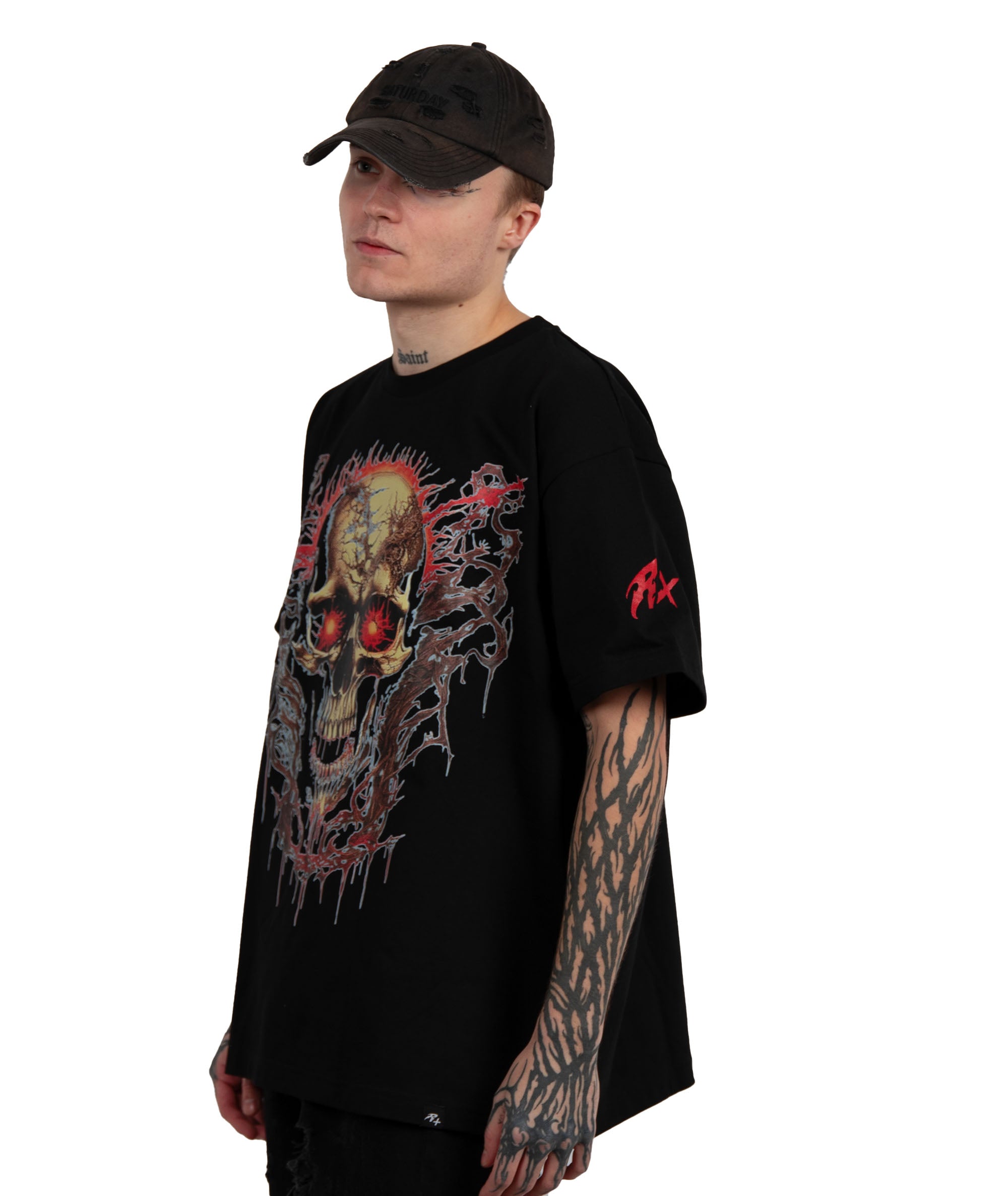 skull t-shirt ravemore r+