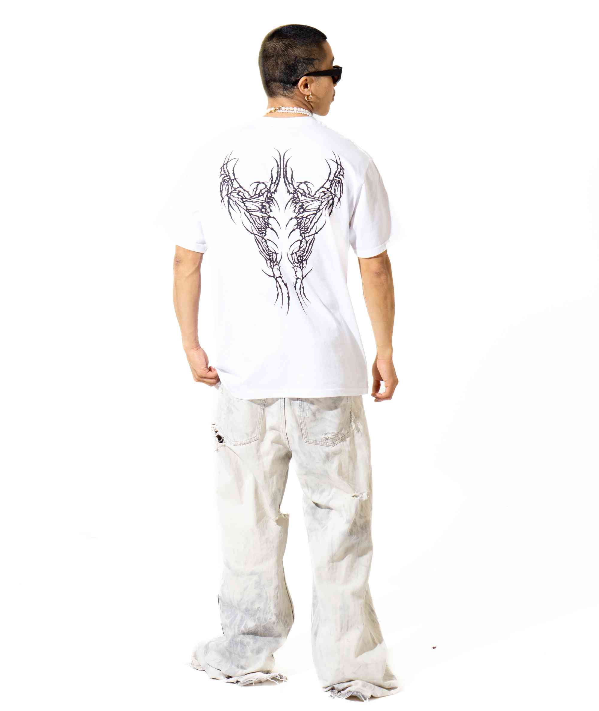 Oversized HARDCORE T-Shirt (White - Type 2)