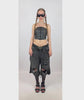 BLACK OVERSIZED DENIM SHORTS R+ BERLIN
