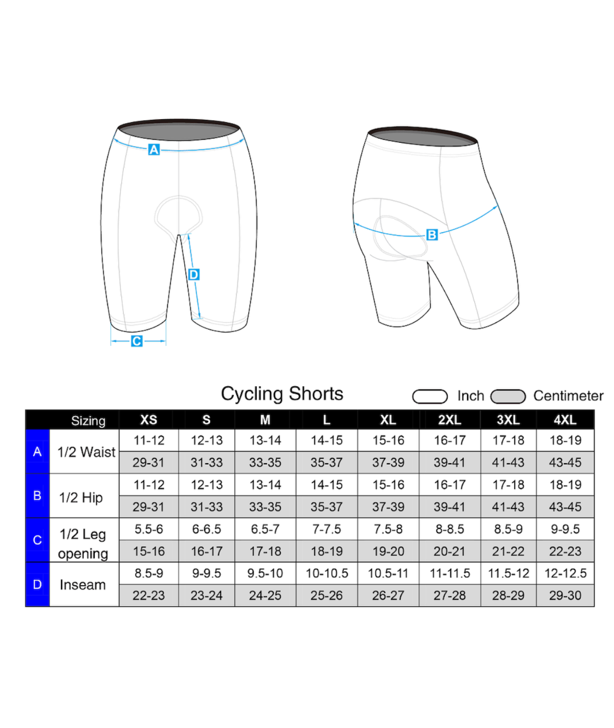Size_Chart_CyclingPants_RAVEMOREBERLIN